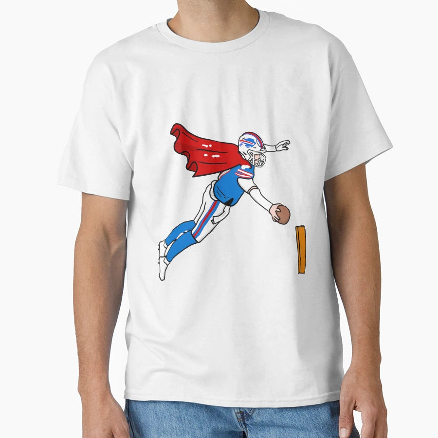 Super Buffalo Football Hero Dive T-Shirt - Minimalist Print Unisex - T-Shirt, Sweatshirt, Hoodie