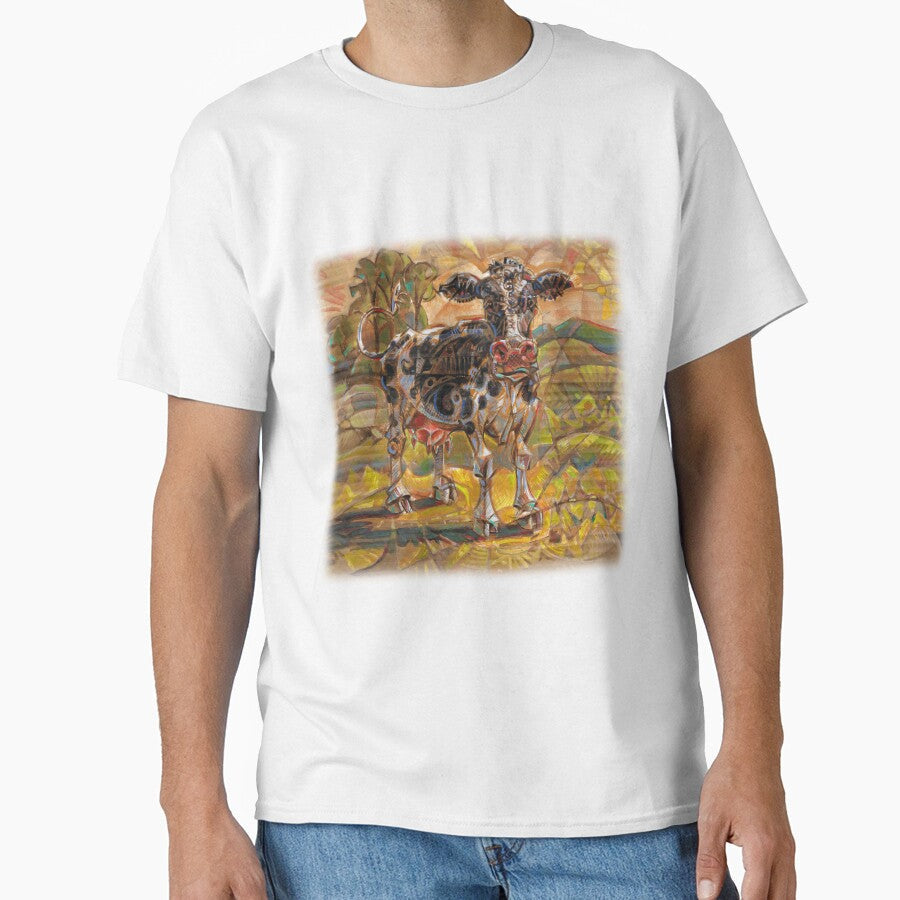 Abstract Cow 1 by elfeather - Adult & Kids T-Shirts, Sweatshirts & Hoodies apparel design preview 1