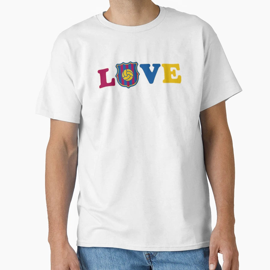 Love Barcelona T-Shirt - Minimalist Print Men Women - T-Shirt, Sweatshirt, Hoodie