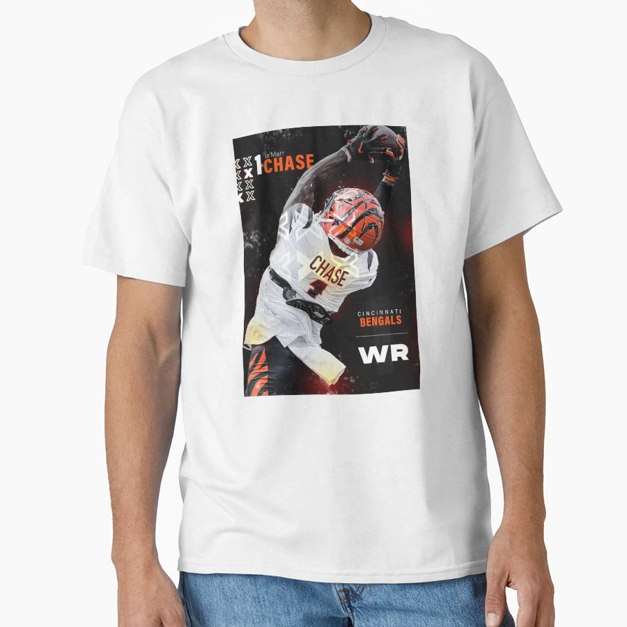 Jamarr Chase T-Shirt - Minimalist Print Unisex - T-Shirt, Sweatshirt, Hoodie