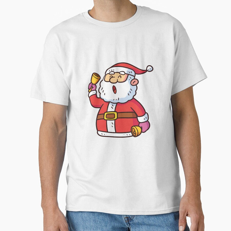 Merry Christmas Santa Essential Classic design by - Adult & Kids T-Shirts, Sweatshirts & Hoodies apparel design preview 1