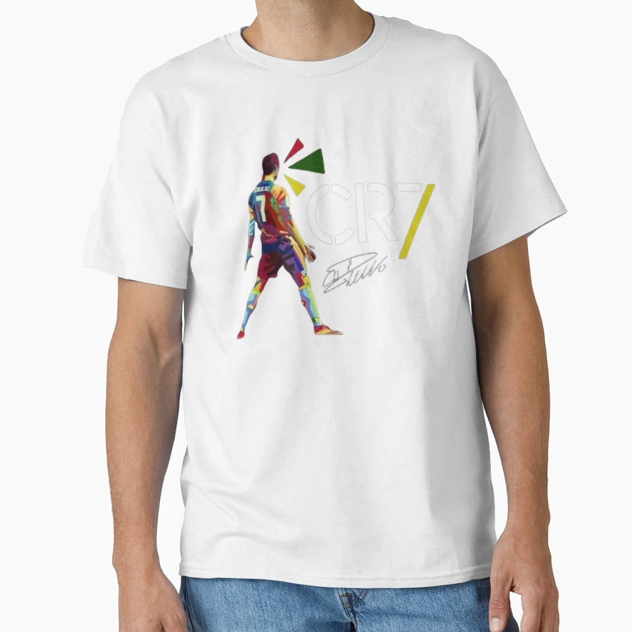 Cr7 Cristiano Ronaldo Signature T-Shirt - Custom Art Print Unisex - T-Shirt, Sweatshirt, Hoodie