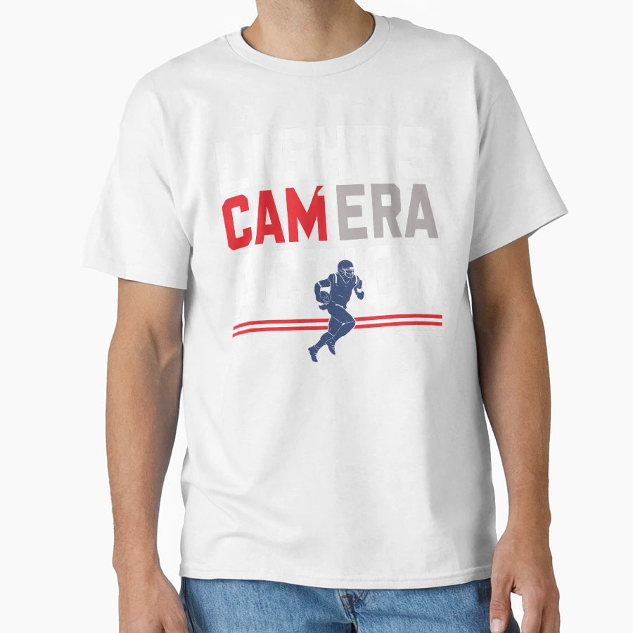 Lights Camera Action T-Shirt - Trendy Graphic for Adults - T-Shirt, Sweatshirt, Hoodie