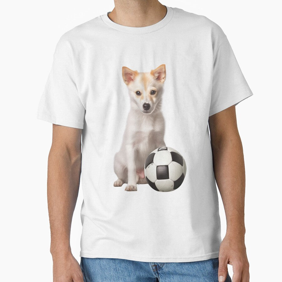 Dog with ball by HarriPaloma - Adult & Kids T-Shirts, Sweatshirts & Hoodies apparel design preview 1