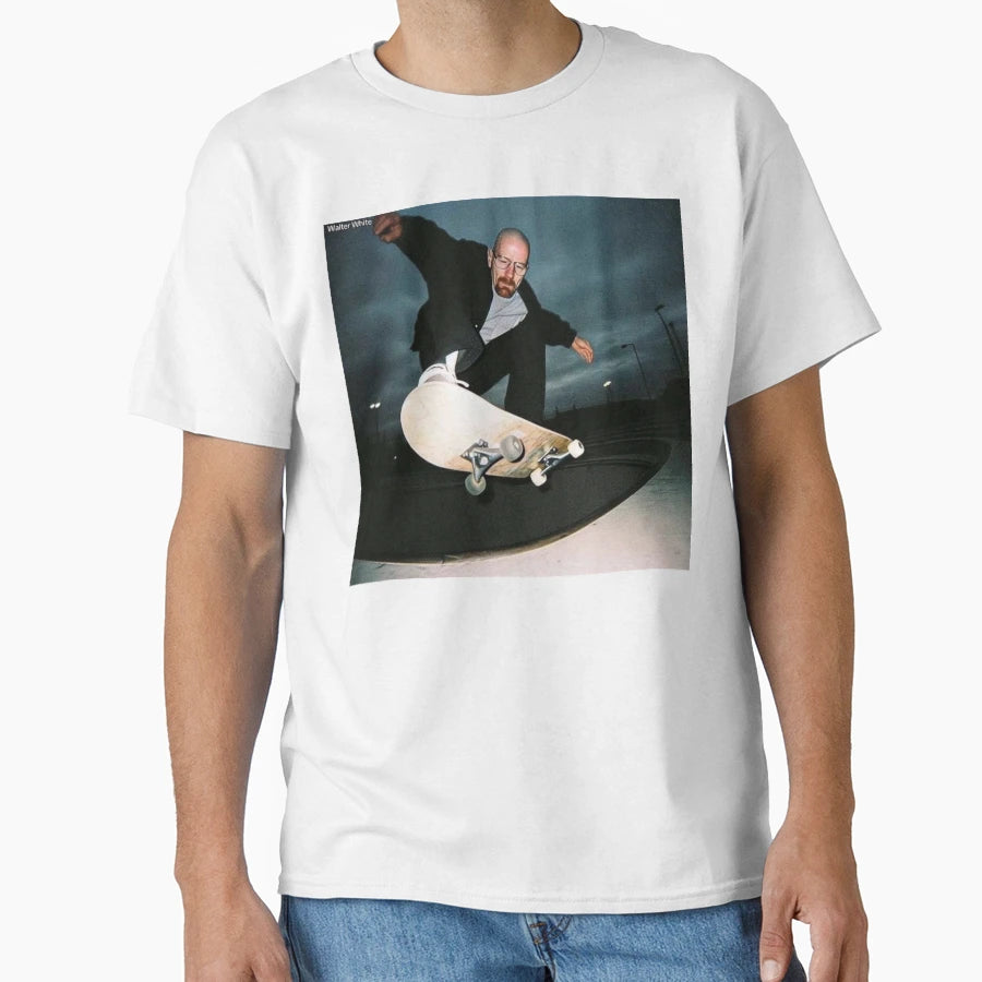 Walter Skateboarding T-Shirt - Custom Art Print for Adults - T-Shirt, Sweatshirt, Hoodie