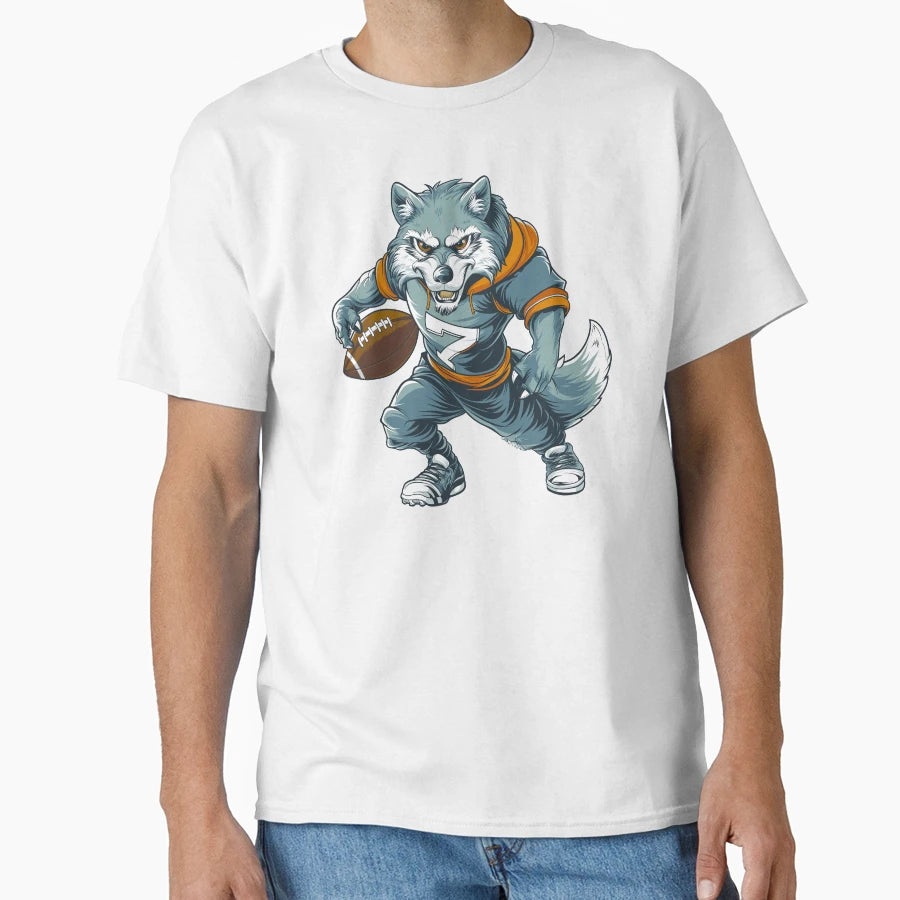 Wolves American Football T-Shirt - Novelty Apparel Men Women - T-Shirt, Sweatshirt, Hoodie