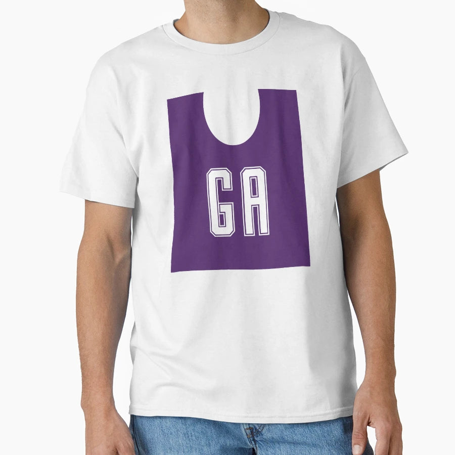 Purple Netball Ga T-Shirt - Aesthetic Graphic Unisex - T-Shirt, Sweatshirt, Hoodie