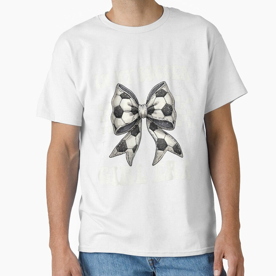 In My Soccer Girl Era Coquette Bow by HazelWCagle - Adult & Kids T-Shirts, Sweatshirts & Hoodies apparel design preview 1