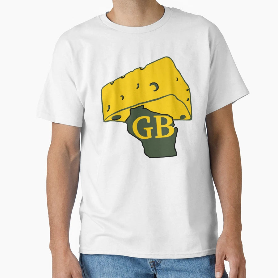 Green Bay Cheese T-Shirt - Minimalist Print for Adults - T-Shirt, Sweatshirt, Hoodie