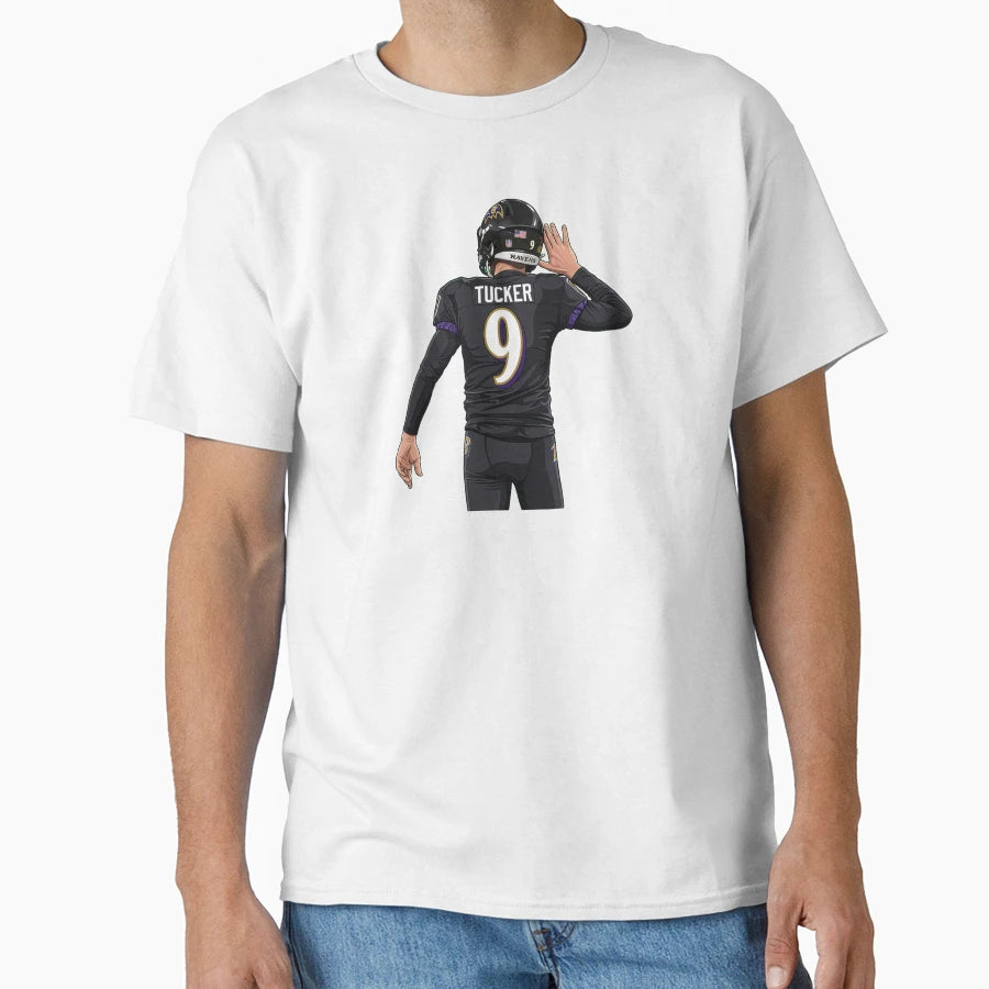 Justin Tucker 9 Celebration T-Shirt - Aesthetic Graphic Men Women - T-Shirt, Sweatshirt, Hoodie