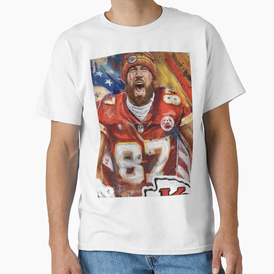 Chiefs Kelce 87 T-Shirt - Casual Everyday Wear Men Women - T-Shirt, Sweatshirt, Hoodie