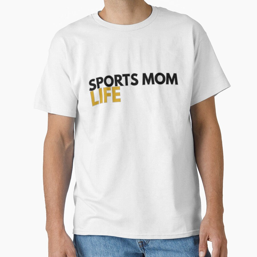 Sports Mom Life Funny Gift for Soccer Baseball - Adult & Kids T-Shirts, Sweatshirts & Hoodies apparel design preview 1