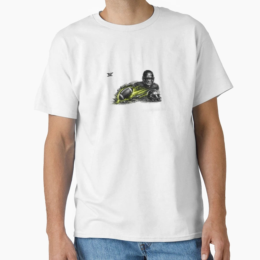 American Football T-Shirt - Custom Art Print Men Women - T-Shirt, Sweatshirt, Hoodie
