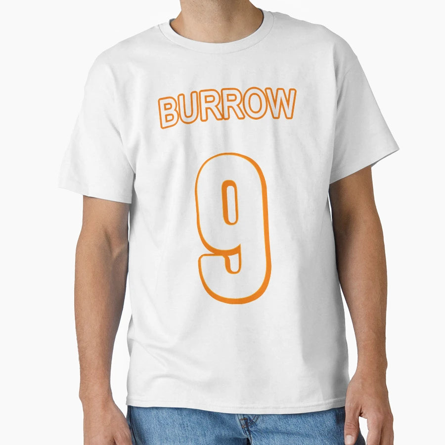 Burrow Jersey T-Shirt - Graphic Print Men Women - T-Shirt, Sweatshirt, Hoodie