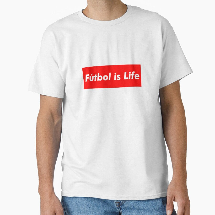 Fútbol is Life by Lukstix - Adult & Kids T-Shirts, Sweatshirts & Hoodies apparel design preview 1