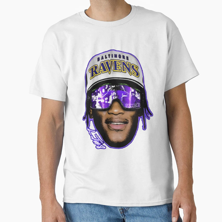Lamar Baltimore Sunglasses T-Shirt - Graphic Print for Adults - T-Shirt, Sweatshirt, Hoodie