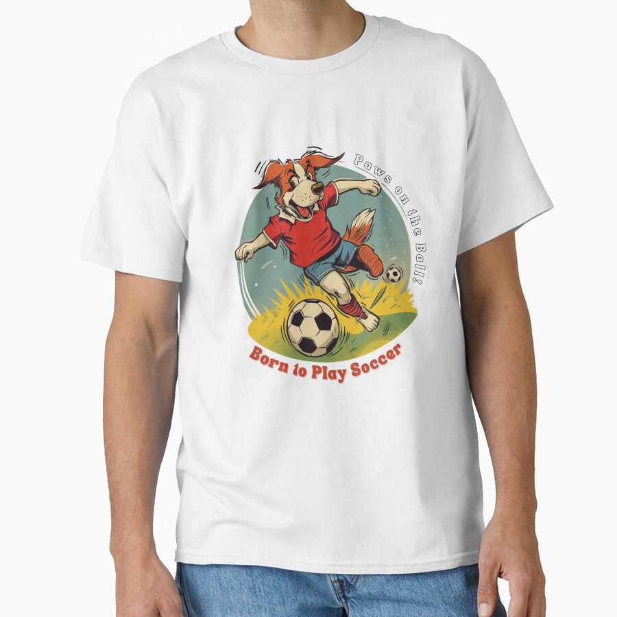 Soccer (Dog) 1.1 by AVLVision - Adult & Kids T-Shirts, Sweatshirts & Hoodies apparel design preview 1