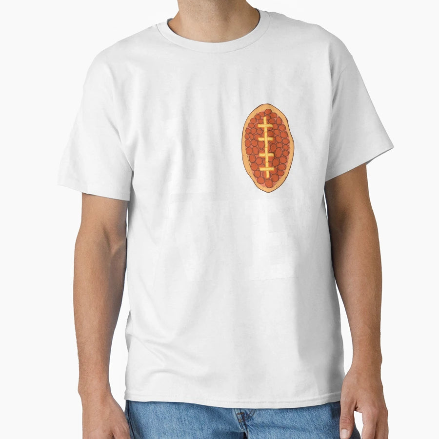 Football And Pizza T-Shirt - Graphic Print for Adults - T-Shirt, Sweatshirt, Hoodie