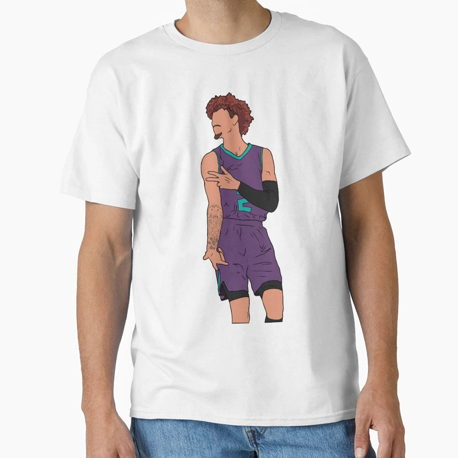 Lamelo Ball 3 Point Celebration T-Shirt - Graphic Print Men Women - T-Shirt, Sweatshirt, Hoodie