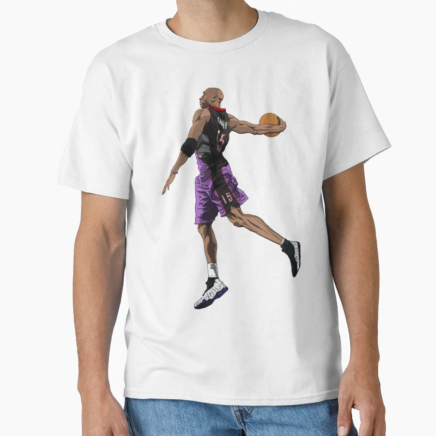 Vince Carter 15 Best Dunk Basketball T-Shirt - Custom Art Print Men Women - T-Shirt, Sweatshirt, Hoodie