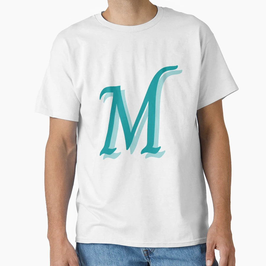 Letter M T-Shirt - Graphic Print for Adults - T-Shirt, Sweatshirt, Hoodie