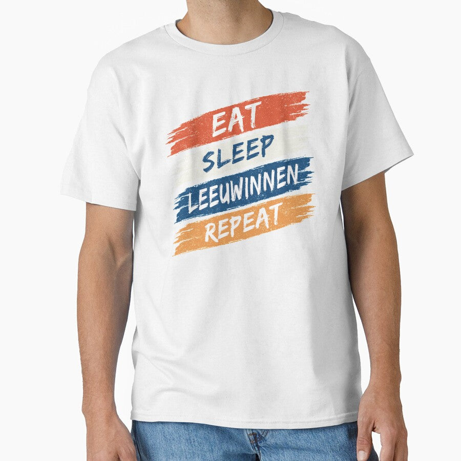 Eat Sleep Leeuwinnen Repeat Holland by Numero14 - Adult & Kids T-Shirts, Sweatshirts & Hoodies apparel design preview 1