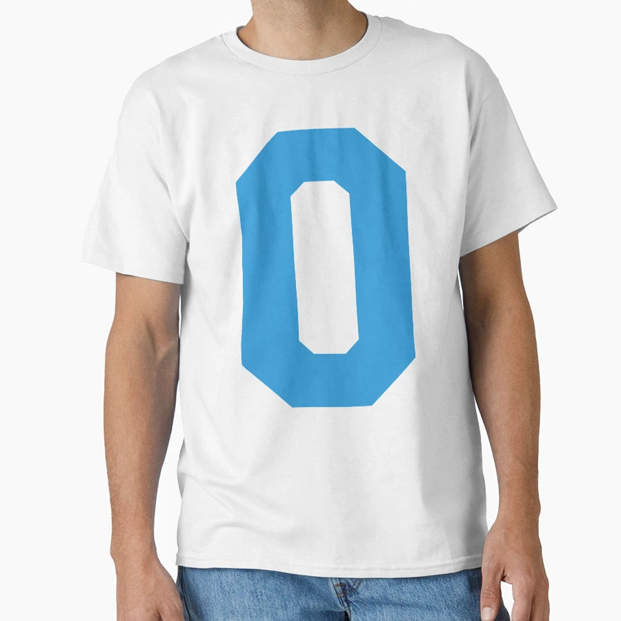 Alphabet Blue O Sports Letter O T-Shirt - Streetwear Style Men Women - T-Shirt, Sweatshirt, Hoodie