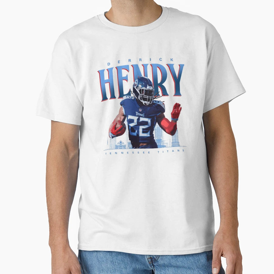 DH Titans Running Back Football T-Shirt - Graphic Print Unisex - T-Shirt, Sweatshirt, Hoodie