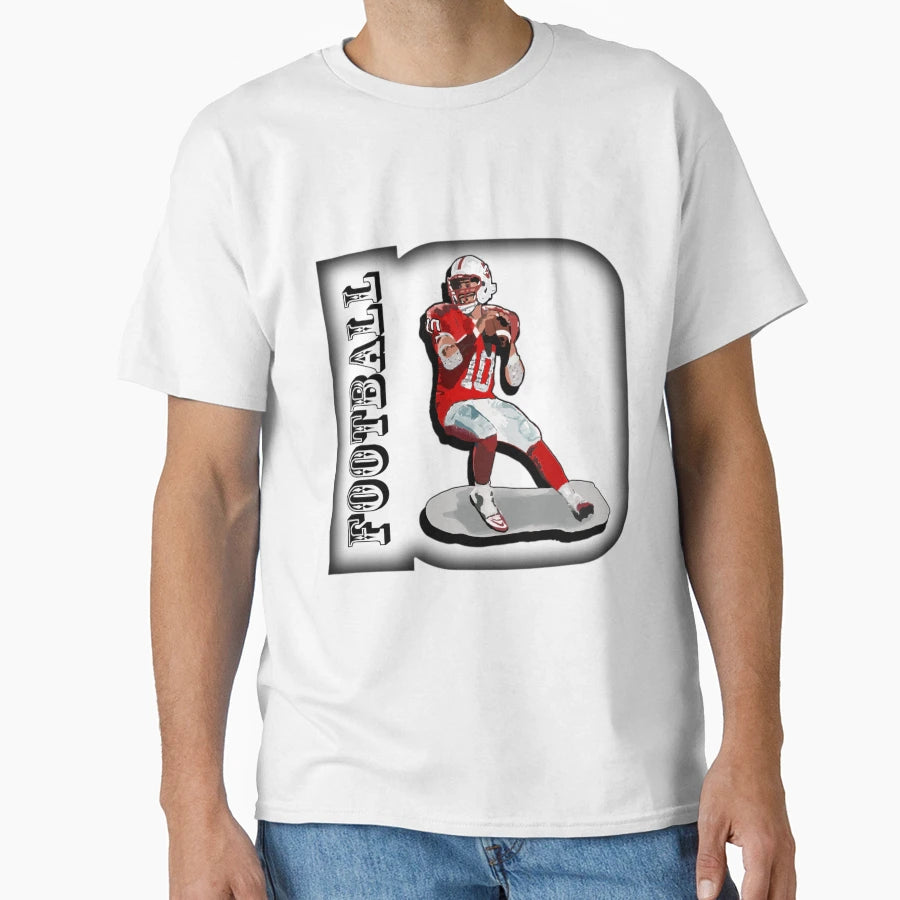 Football Quarterback T-Shirt - Novelty Apparel Men Women - T-Shirt, Sweatshirt, Hoodie