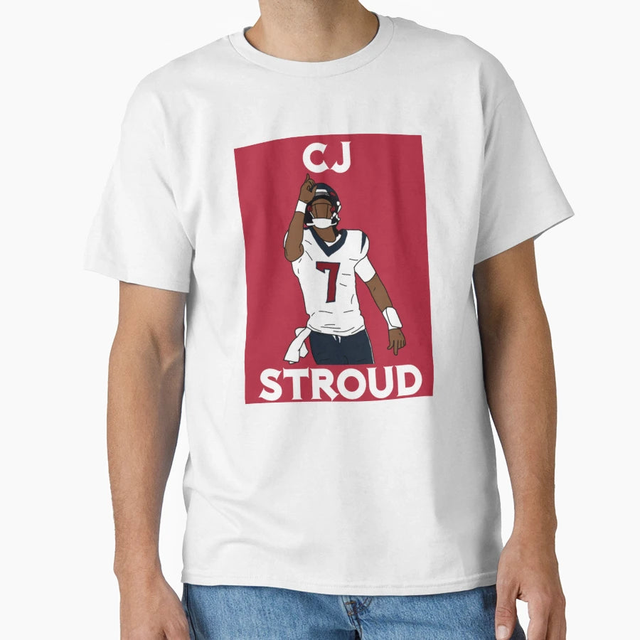 Cj Stroud Points To God T-Shirt - Casual Everyday Wear Men Women - T-Shirt, Sweatshirt, Hoodie