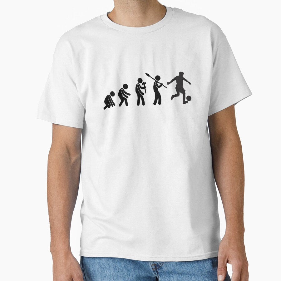 Soccer evolution born to play by ashdenent - Adult & Kids T-Shirts, Sweatshirts & Hoodies apparel design preview 1