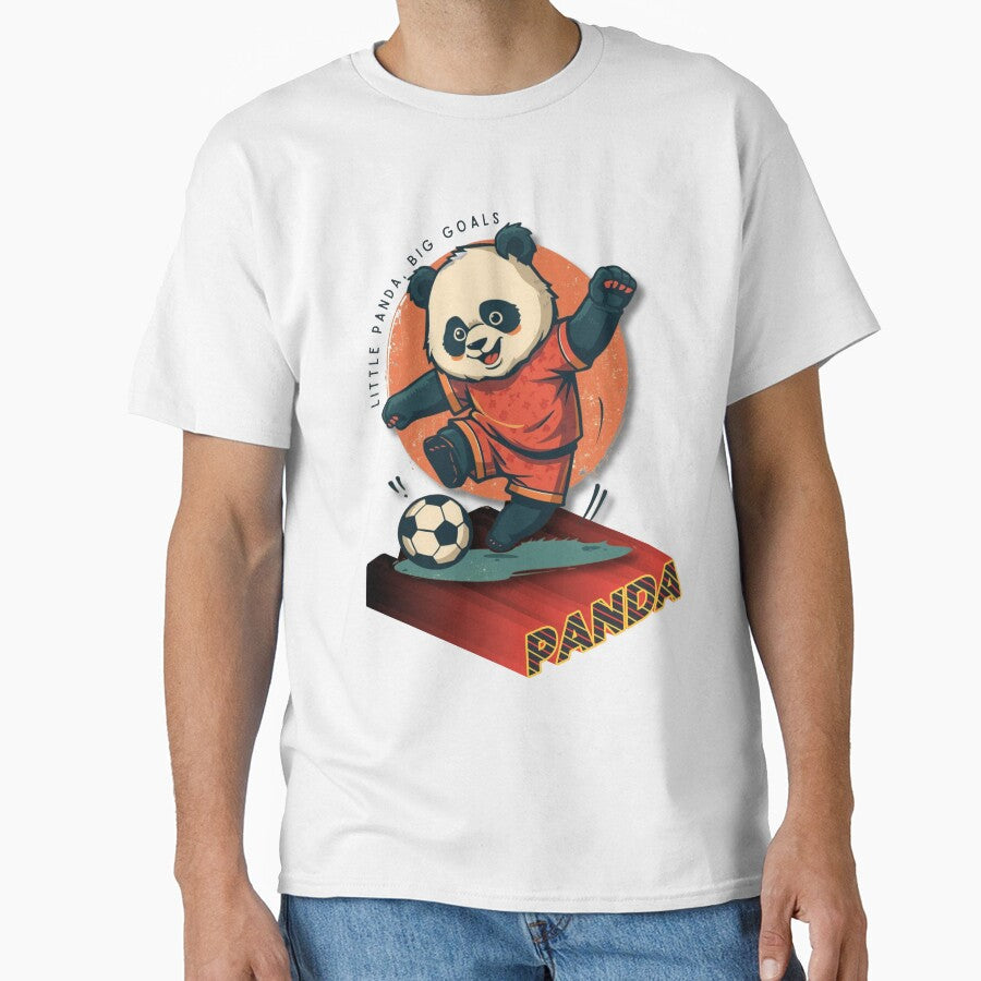 Soccer (Cute Panda) 1.3 by AVLVision - Adult & Kids T-Shirts, Sweatshirts & Hoodies apparel design preview 1