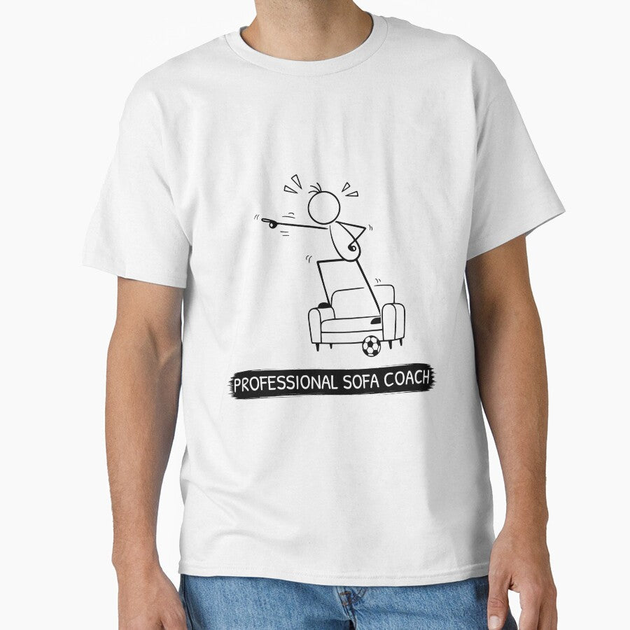 Professional Sofa Coach Football Fan by Pebl-Co - Adult & Kids T-Shirts, Sweatshirts & Hoodies apparel design preview 1
