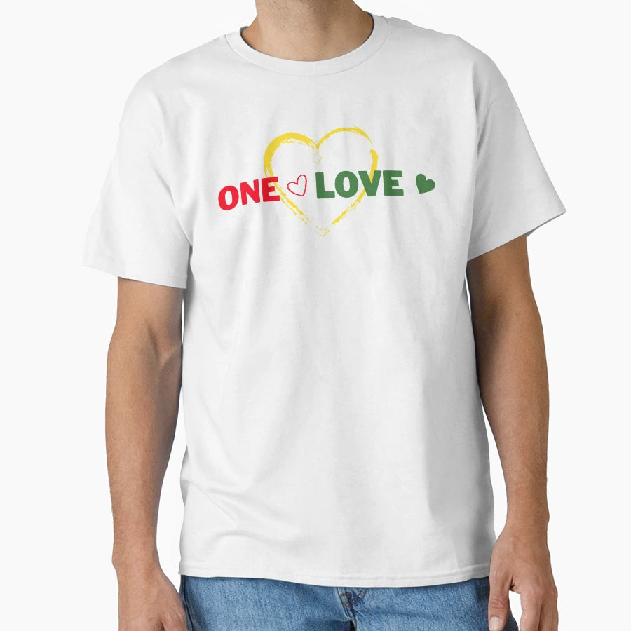 One Love Hearts T-Shirt - Unique Graphic Unisex - T-Shirt, Sweatshirt, Hoodie