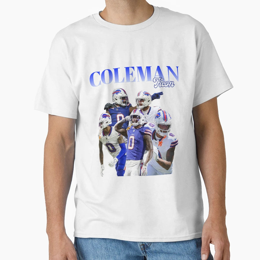 Keon Coleman Bills T-Shirt - Unique Graphic Men Women - T-Shirt, Sweatshirt, Hoodie