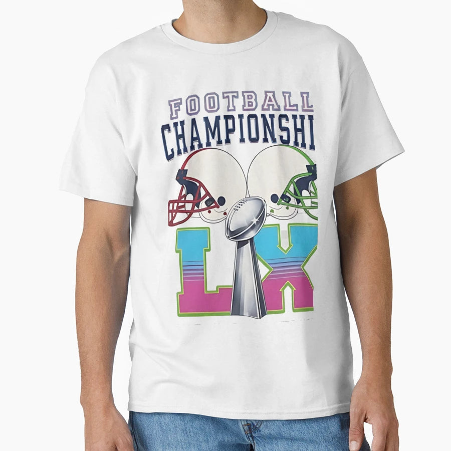 Champions Du Super Bowl Lx Des T-Shirt - Casual Everyday Wear for Adults - T-Shirt, Sweatshirt, Hoodie