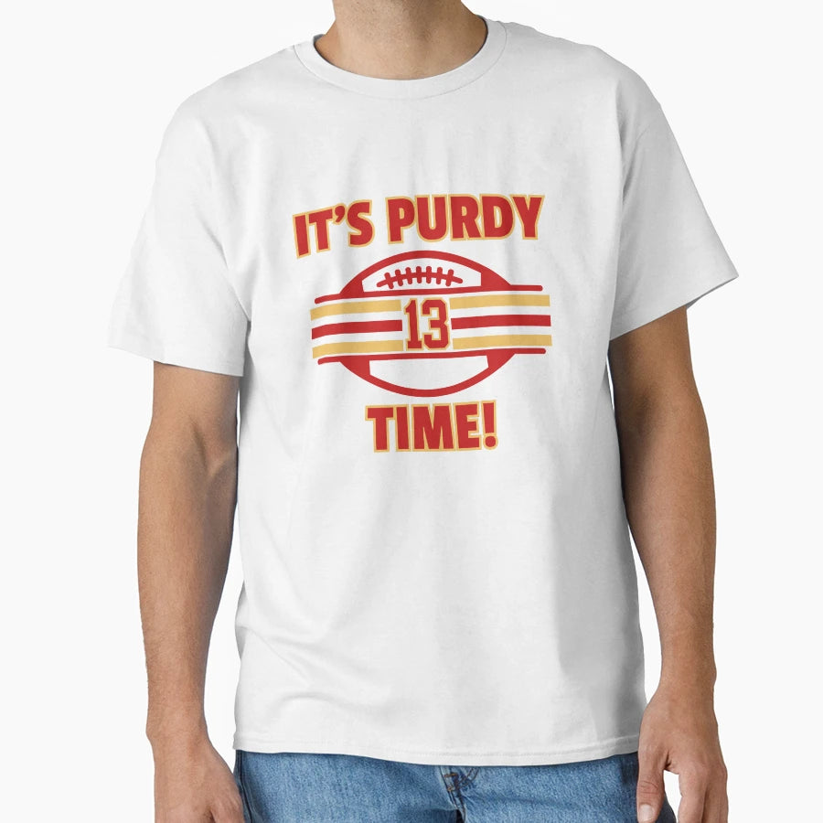 Purdy Time T-Shirt - Minimalist Print for Adults - T-Shirt, Sweatshirt, Hoodie