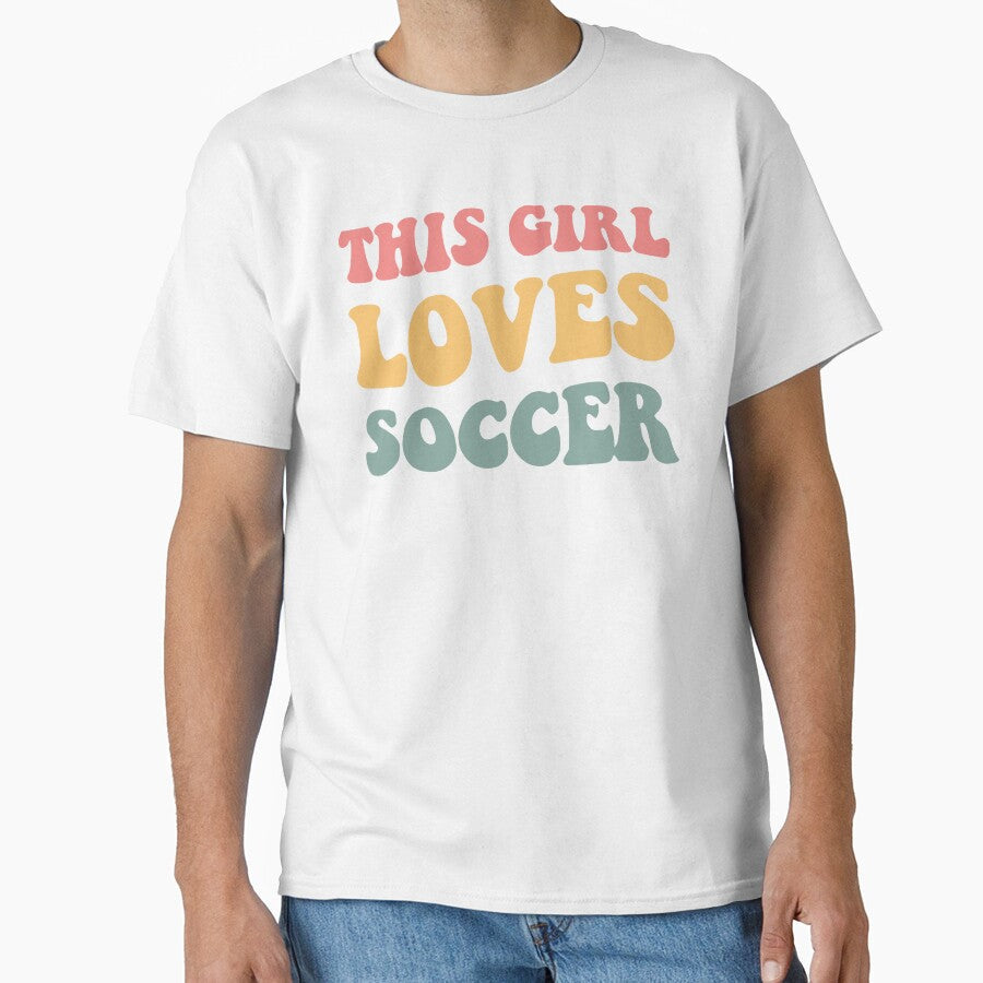 This Girl Loves Soccer I by Lemon Pepper - Adult & Kids T-Shirts, Sweatshirts & Hoodies apparel design preview 1