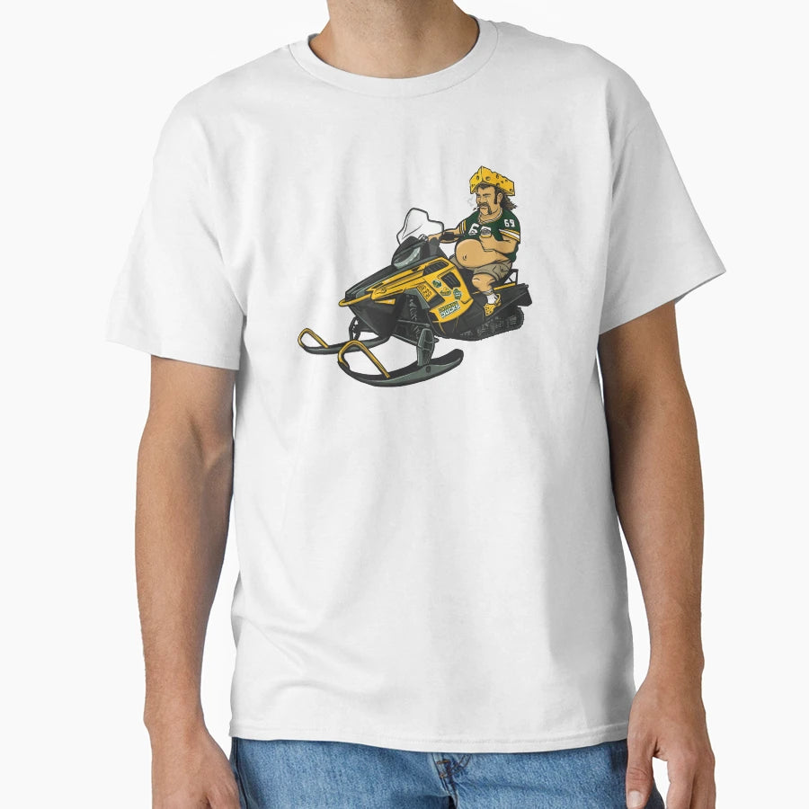 Green Bay Packers Cheese Head Superfan T-Shirt - Minimalist Print Unisex - T-Shirt, Sweatshirt, Hoodie