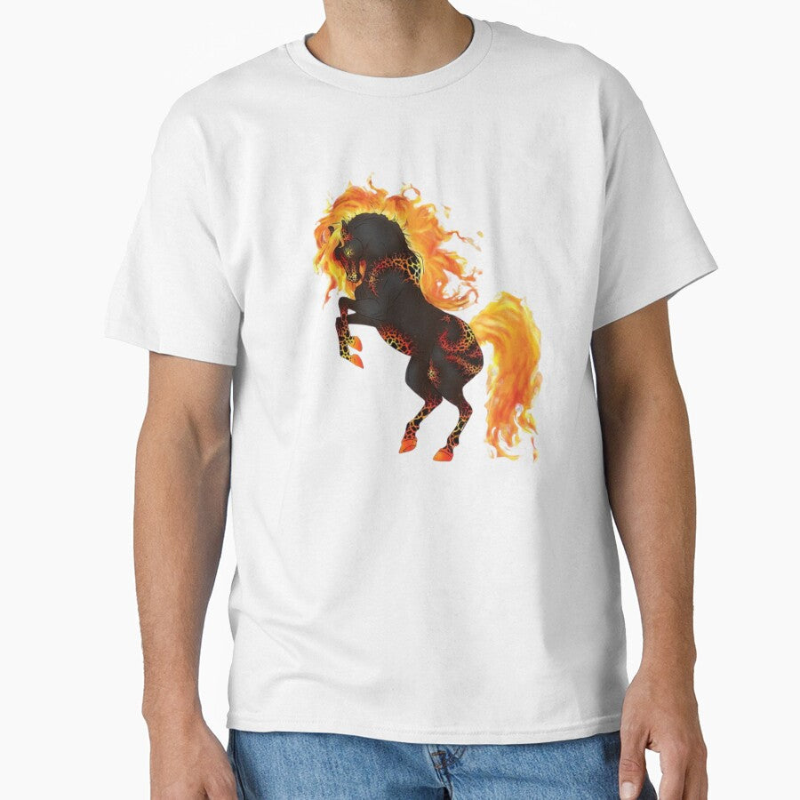 Flaming horse by Gokuxtreme - Adult & Kids T-Shirts, Sweatshirts & Hoodies apparel design preview 1