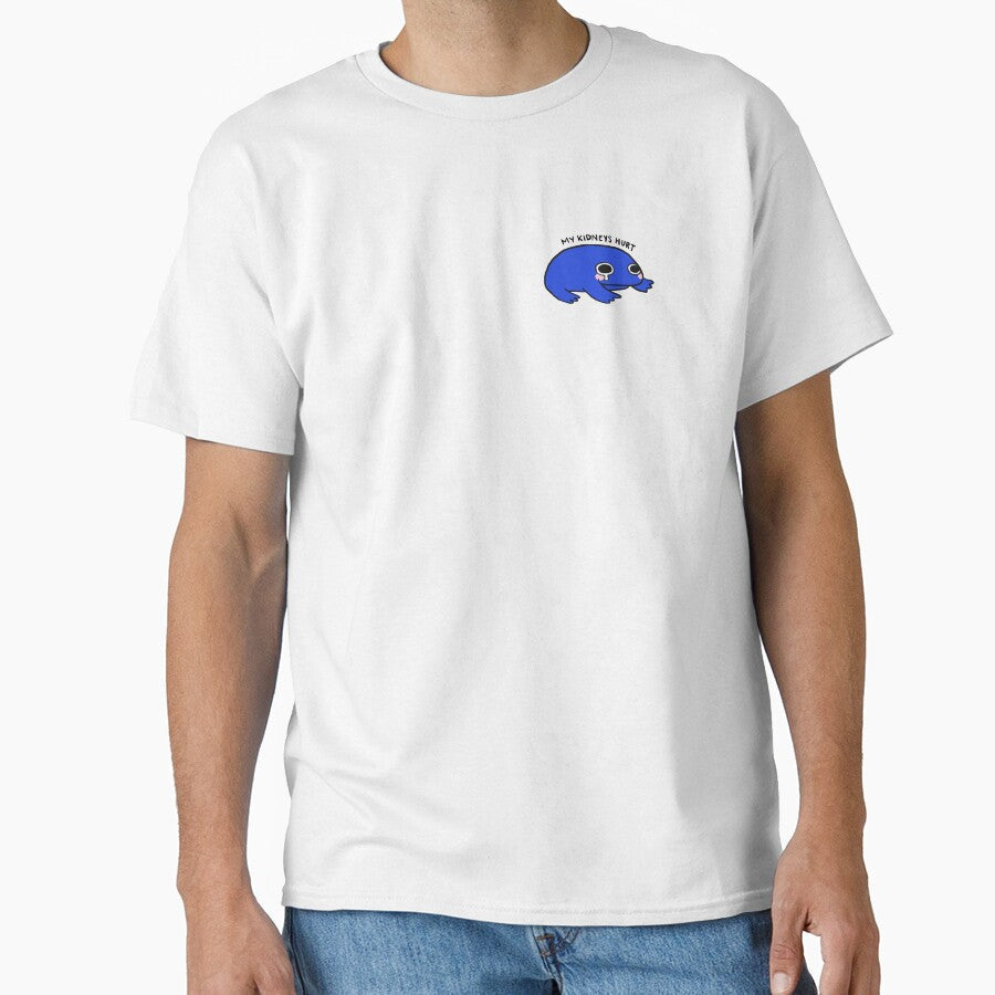 My Kidneys Hurt Royal Blue Frog by iristocat - Adult & Kids T-Shirts, Sweatshirts & Hoodies apparel design preview 1