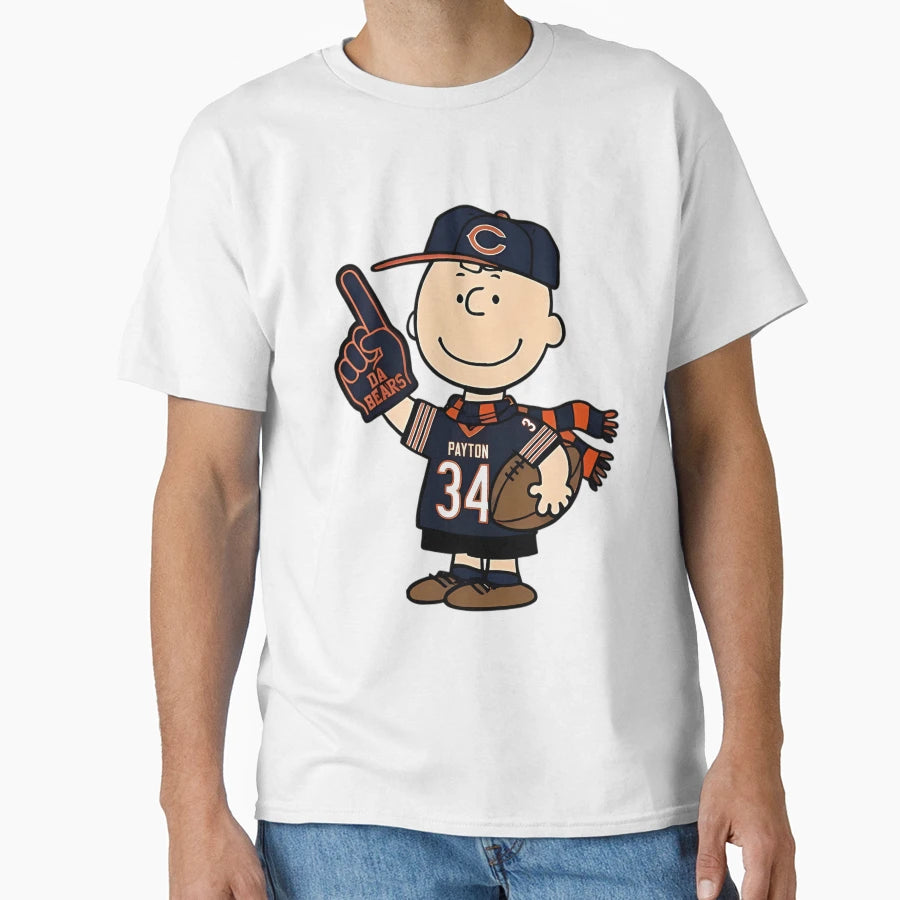 Snoopy Chicago Bears T-Shirt - Casual Everyday Wear for Adults - T-Shirt, Sweatshirt, Hoodie