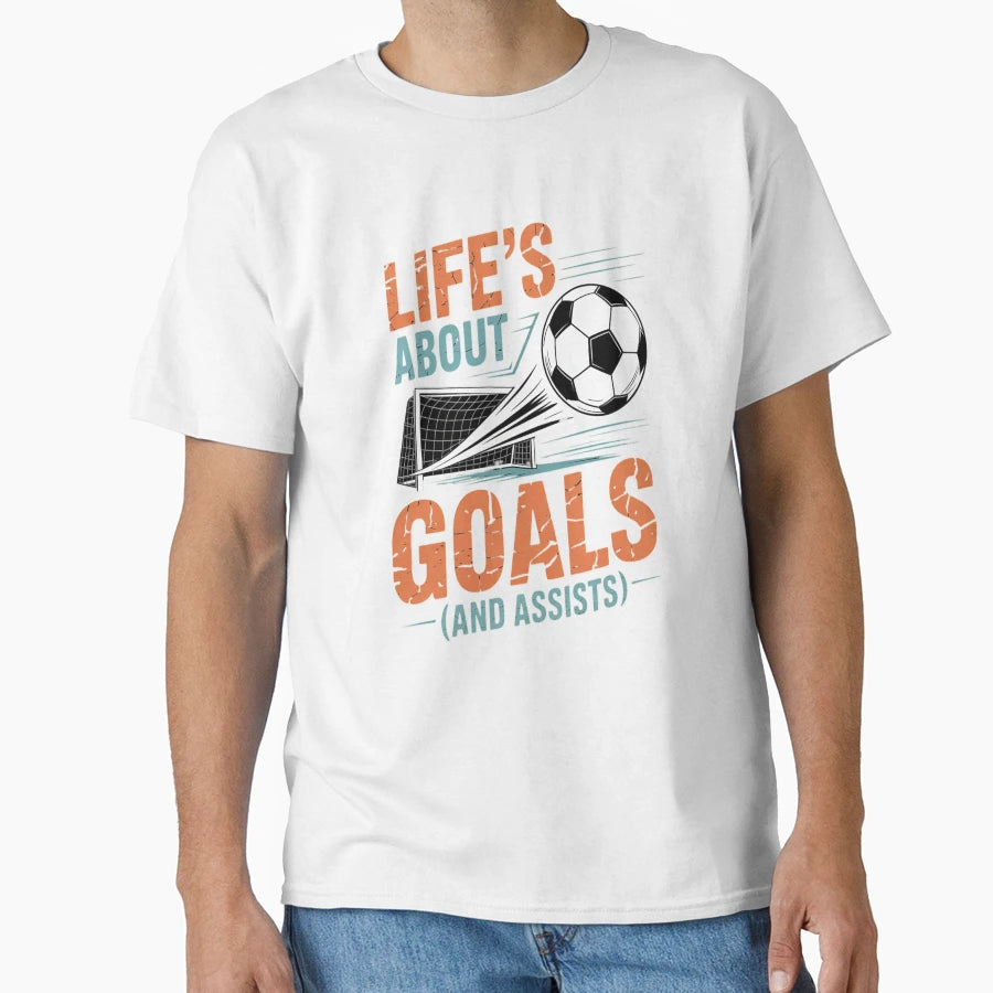 Soccer Art Soccer Lovers Soccer Player T-Shirt - Novelty Apparel for Adults - T-Shirt, Sweatshirt, Hoodie