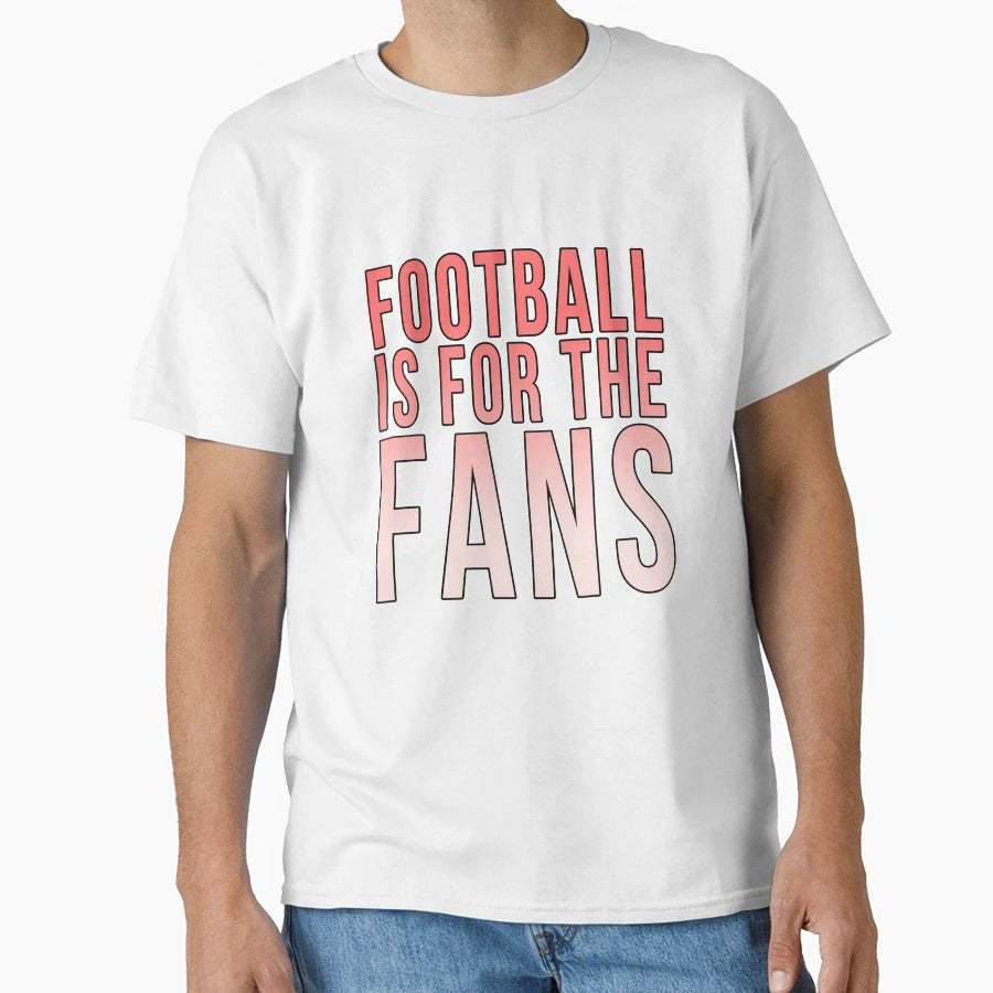Football Is Fans Red T-Shirt - Minimalist Print Men Women - T-Shirt, Sweatshirt, Hoodie