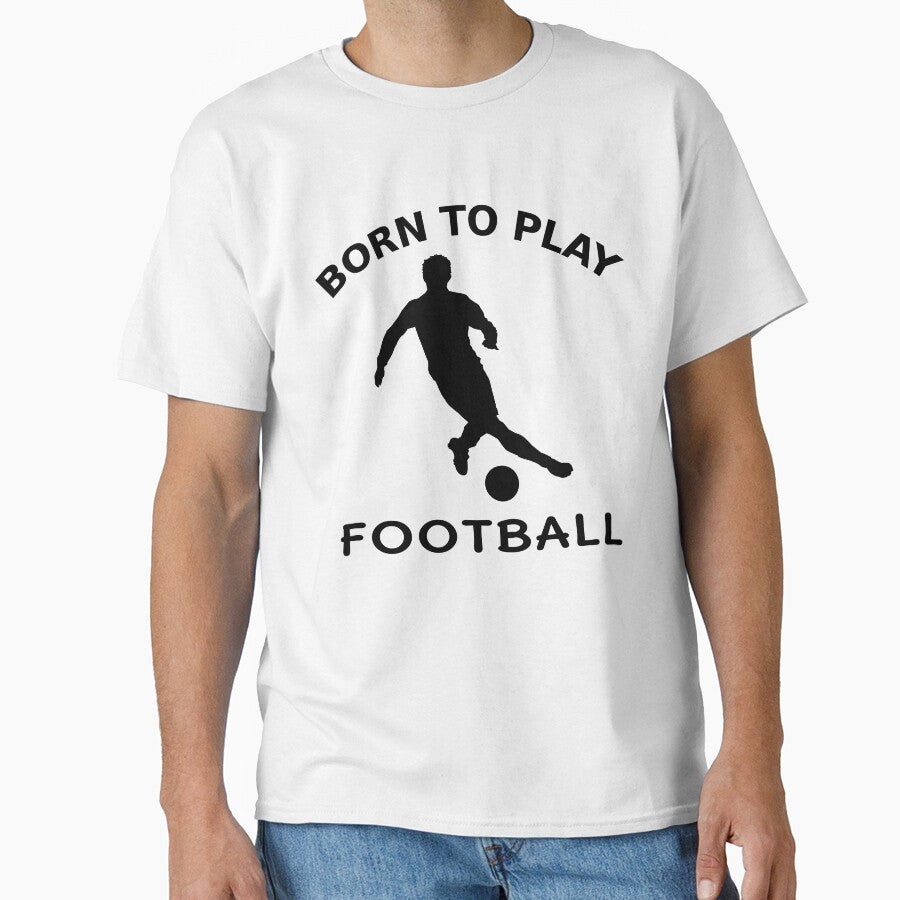 Born to play football by shirtsdesignpk - Adult & Kids T-Shirts, Sweatshirts & Hoodies apparel design preview 1