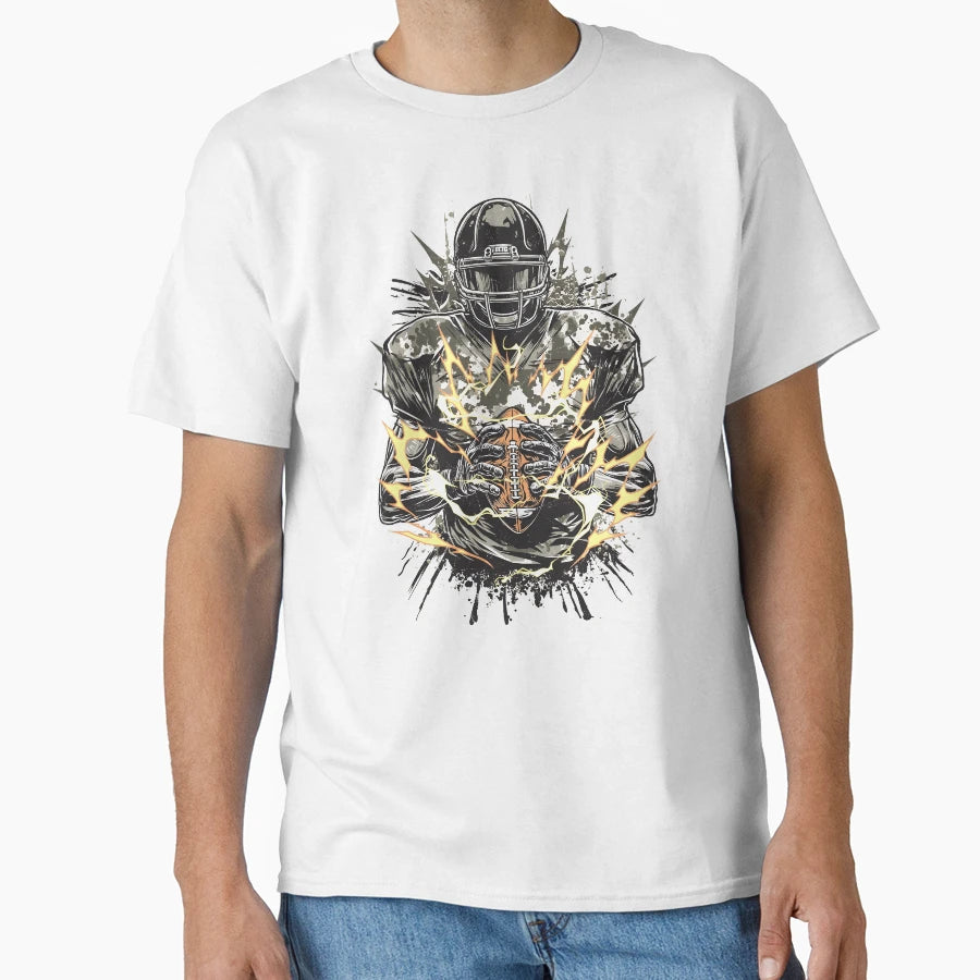 Camouflage Football T-Shirt - Trendy Graphic Men Women - T-Shirt, Sweatshirt, Hoodie