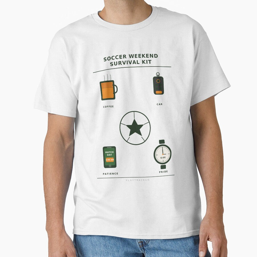 Soccer Weekend Survival Kit Funny Gift for Parents by - Adult & Kids T-Shirts, Sweatshirts & Hoodies apparel design preview 1