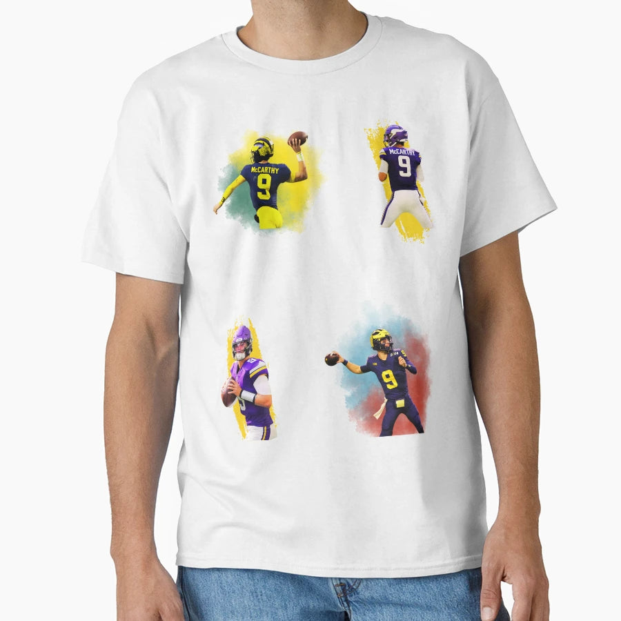 Jj Mccarthy Hd Set T-Shirt - Novelty Apparel Unisex - T-Shirt, Sweatshirt, Hoodie