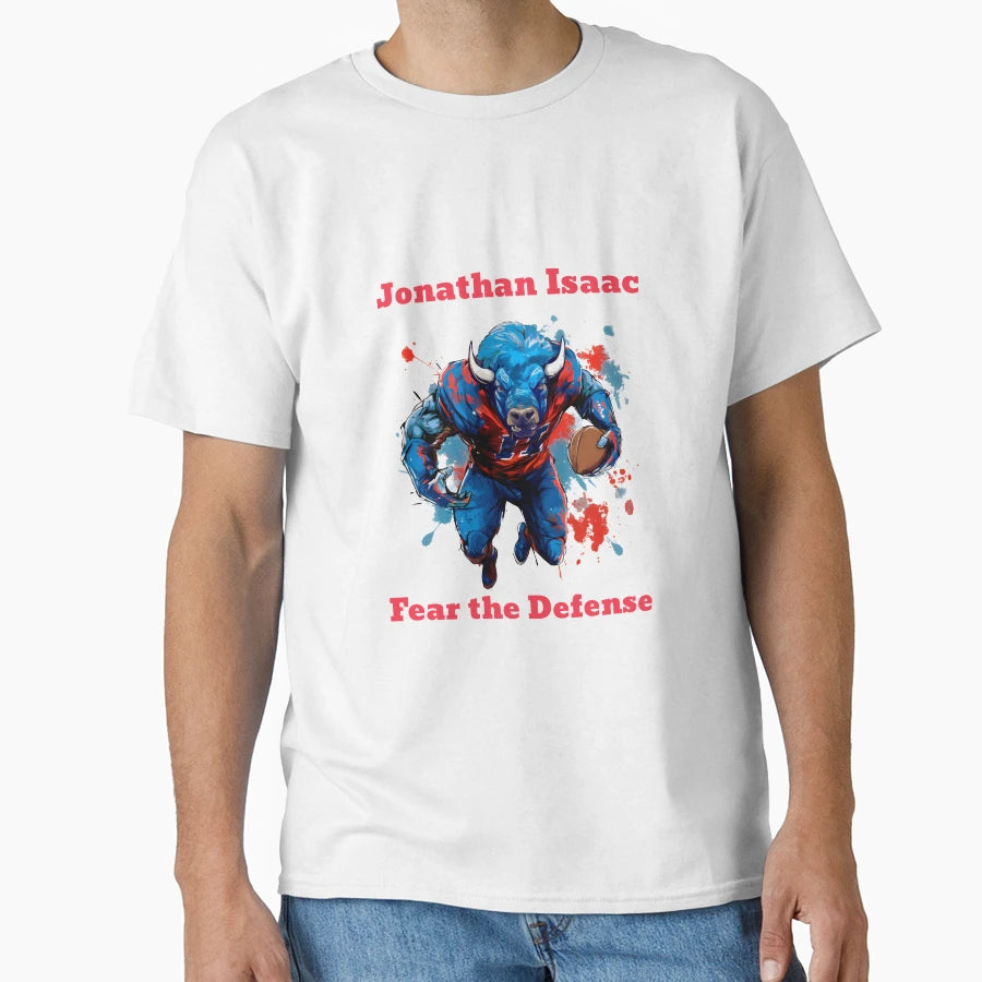 Jonathan Isaac Fear Defense T-Shirt - Graphic Print Unisex - T-Shirt, Sweatshirt, Hoodie