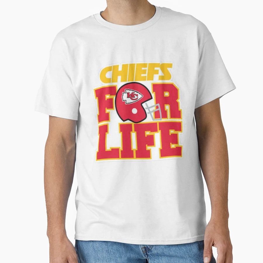 Kc Chiefs Life T-Shirt - Casual Everyday Wear Unisex - T-Shirt, Sweatshirt, Hoodie